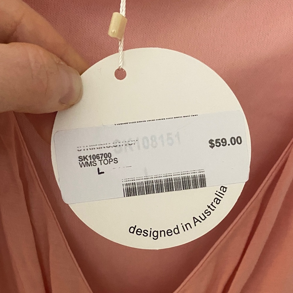 Pink Wrap Blouse - Picture 2 of 3